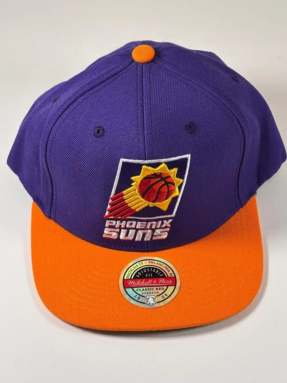 Mitchell & Ness Phoenix Suns Team 2 Tone 2.0 Adjustable Snapback Hat Cap New NBA